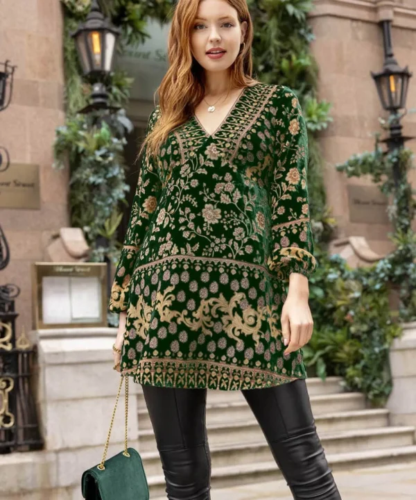 Shop Women's Collection | Velvet & Devor茅 Dresses | Boho Dresses | Party Dresses | Occasion Outfits | Tops, Tunics & Blouses | Dresses | Sale Tops, Tunics & Blouses | Top Picks | Top Picks | Top Picks | Top Picks | Top Picks | Women's | Women's | Women's Joe Browns Destiny Devore Tunic Midnight
