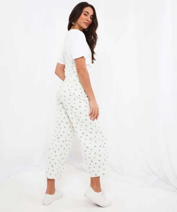 Sale Jumpsuits | Sale Jeans & Trousers | Women's | Women's Joe Browns Ditsy Daydream Dungarees Multi