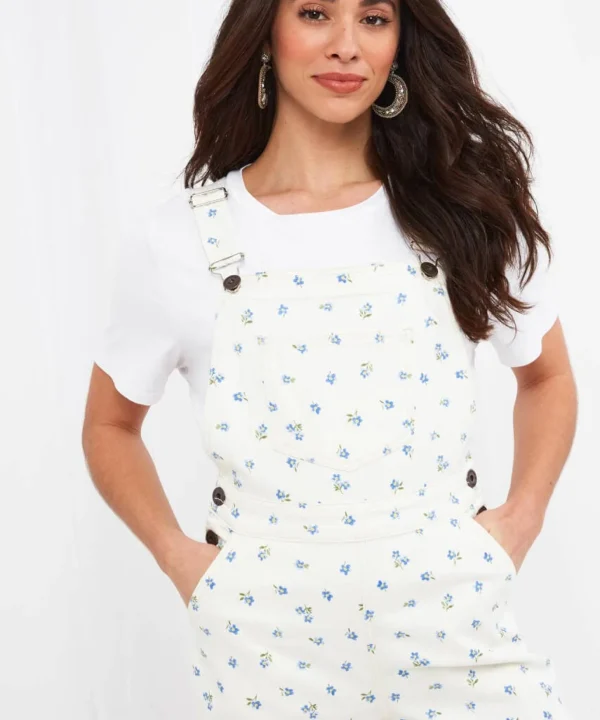 Sale Jumpsuits | Sale Jeans & Trousers | Women's | Women's Joe Browns Ditsy Daydream Dungarees Multi