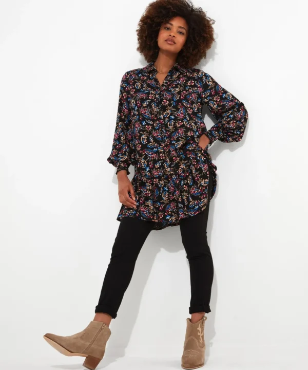 Shop Women's Collection | Tops, Tunics & Blouses | Sale Tops, Tunics & Blouses | Top Picks | Women's | Women's Joe Browns Ditsy Daydream Tunic Dress Multi