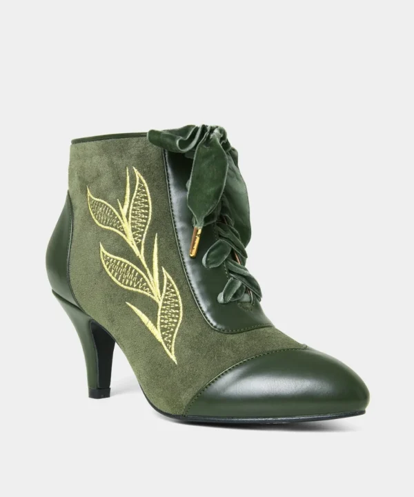 Knee High Boots | Ankle Boots | Party Footwear | Boots & Shoes | Sale Boots & Shoes | Top Picks | Top Picks | Top Picks | Women's | Women's Joe Browns Divine And Decadent Bootees Dark Green