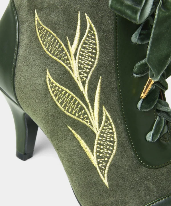 Knee High Boots | Ankle Boots | Party Footwear | Boots & Shoes | Sale Boots & Shoes | Top Picks | Top Picks | Top Picks | Women's | Women's Joe Browns Divine And Decadent Bootees Dark Green
