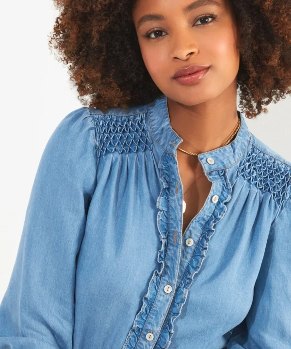 Denim Styles | Tops, Tunics & Blouses | Sale Tops, Tunics & Blouses | Women's | Women's | Women's Joe Browns Dixie Denim Blouse Blue