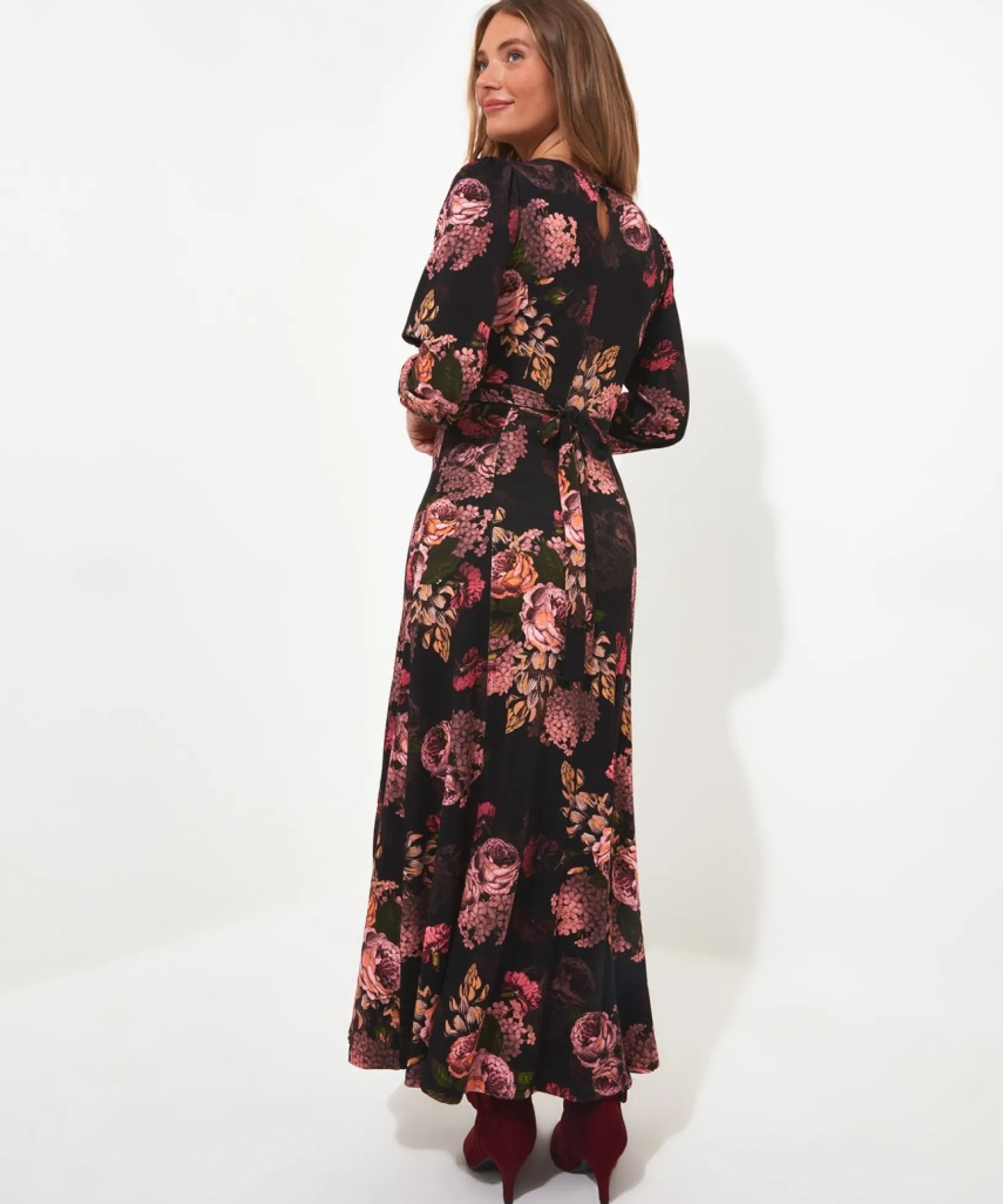 dramatic_florals_jersey_d_4.webp Shop Women's Collection | Maxi Dresses | Party Dresses | Petite | Dresses | Sale Dresses | Top Picks | Top Picks | Top Picks | Women's | Women's | Women's Joe Browns Dramatic Florals Jersey Dress Multi