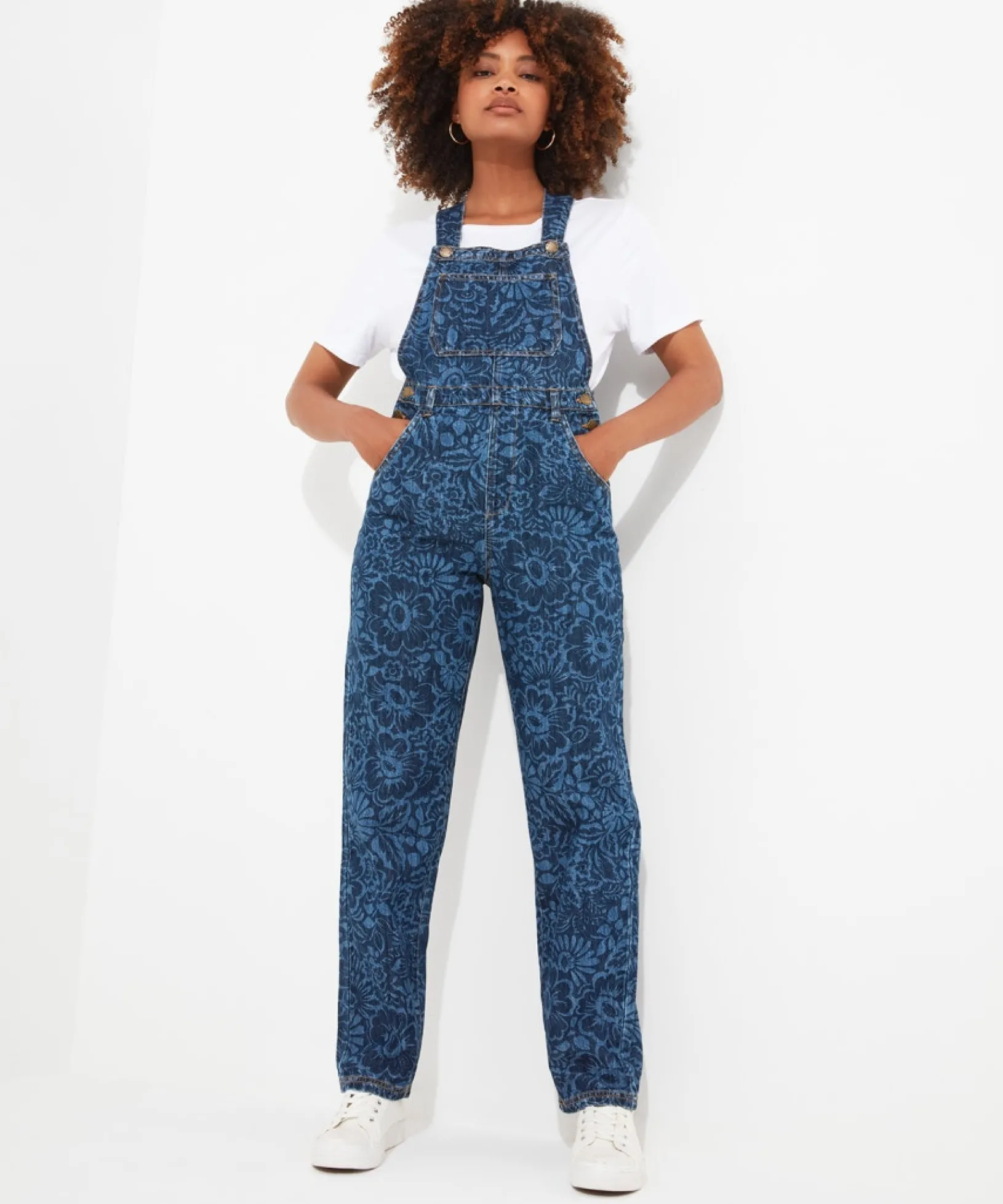 dreamer_printed_dungarees_0.webp Shop Women's Collection | Denim Styles | Jumpsuits | Jeans & Trousers | Sale Jeans & Trousers | Top Picks | Women's | Women's | Women's | Women's Joe Browns Dreamer Printed Dungarees Blue