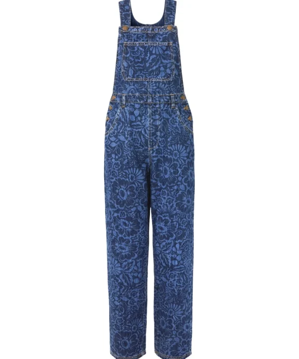 Shop Women's Collection | Denim Styles | Jumpsuits | Jeans & Trousers | Sale Jeans & Trousers | Top Picks | Women's | Women's | Women's | Women's Joe Browns Dreamer Printed Dungarees Blue