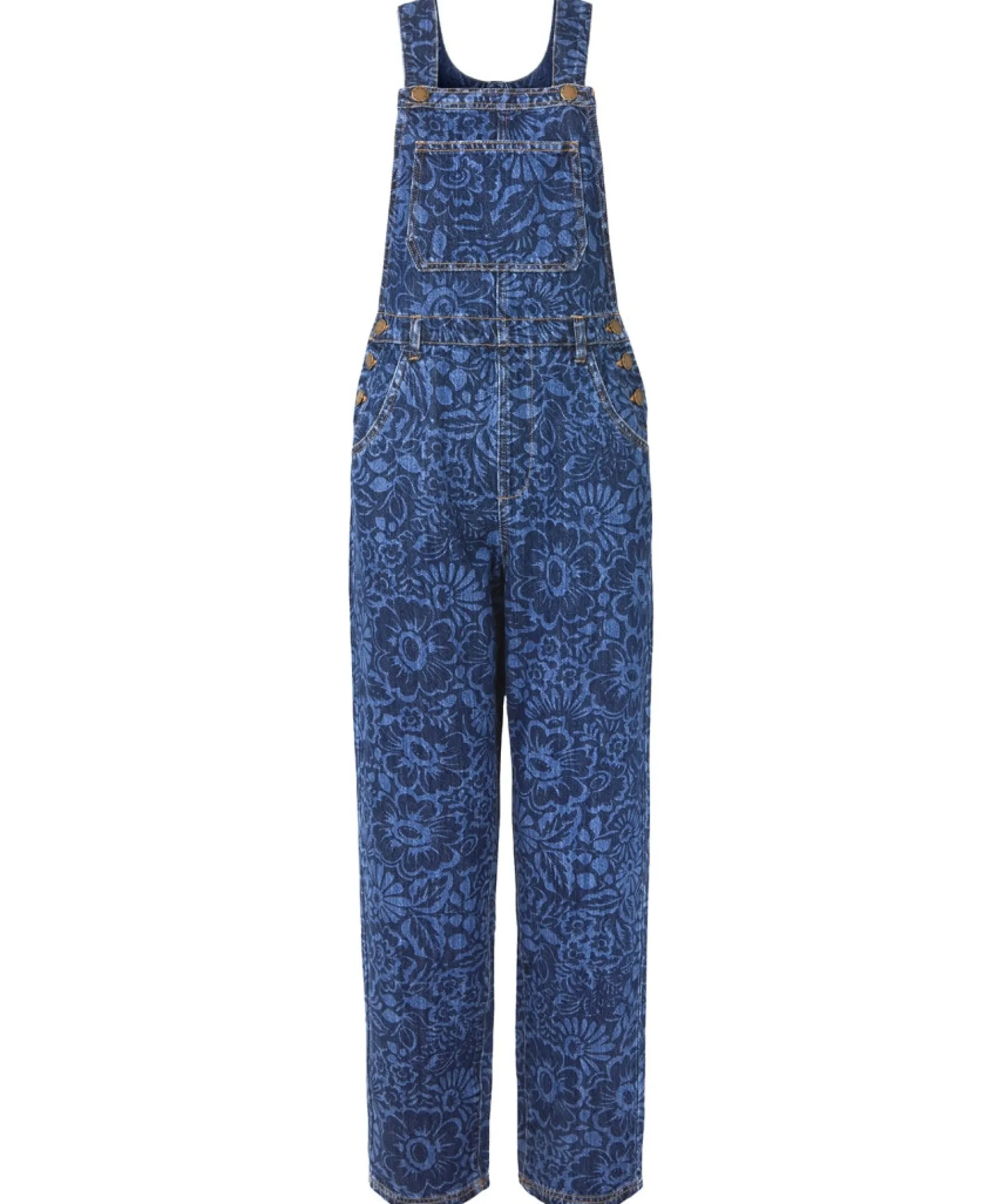 dreamer_printed_dungarees_1.webp Shop Women's Collection | Denim Styles | Jumpsuits | Jeans & Trousers | Sale Jeans & Trousers | Top Picks | Women's | Women's | Women's | Women's Joe Browns Dreamer Printed Dungarees Blue
