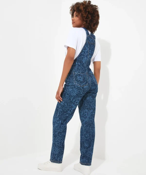 Shop Women's Collection | Denim Styles | Jumpsuits | Jeans & Trousers | Sale Jeans & Trousers | Top Picks | Women's | Women's | Women's | Women's Joe Browns Dreamer Printed Dungarees Blue