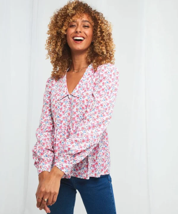 Sale Tops, Tunics & Blouses | Women's Joe Browns Dreamy Ditsy Top Pink