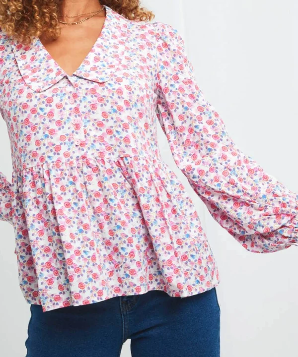 Sale Tops, Tunics & Blouses | Women's Joe Browns Dreamy Ditsy Top Pink