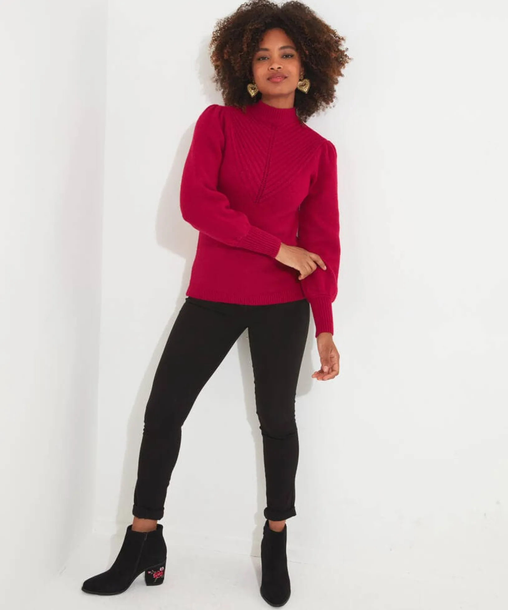 dress_to_impress_jumper_2.webp Shop Women's Collection | Cardigans & Coatigans | Sale Knitwear & Jumpers | Top Picks | Top Picks | Women's Joe Browns Dress To Impress Jumper Red