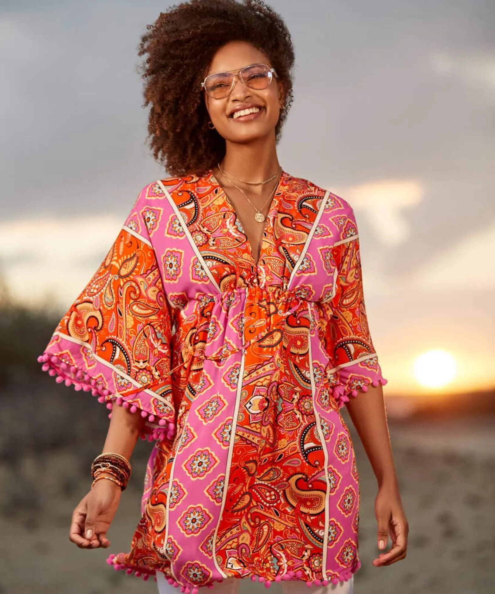 dressed_to_impress_tunic_0.webp Sale Tops, Tunics & Blouses | Women's Joe Browns Dressed to Impress Tunic Multi