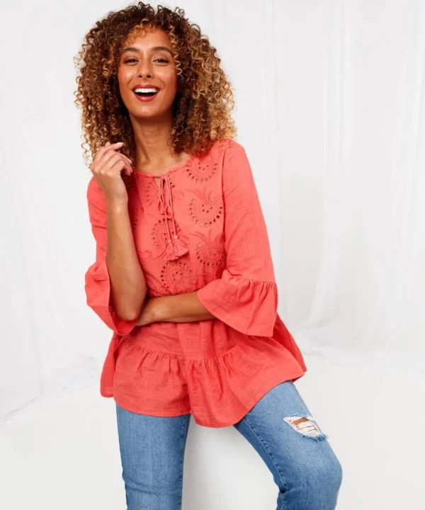 Sale Tops, Tunics & Blouses | Women's Joe Browns Easy Wearer Summer Top Orange