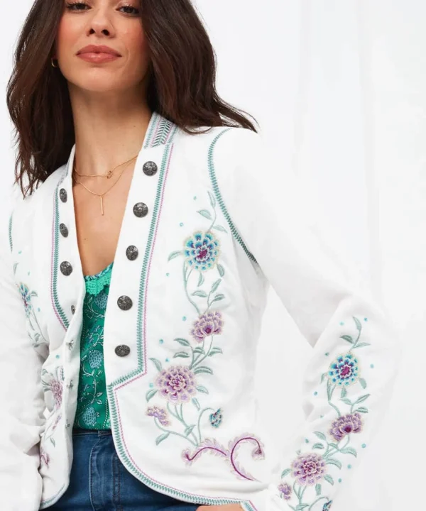 Shop Blazers | Sale Coats & Jacket | Women's | Women's Joe Browns Elegant Embroidered Jacket Multi
