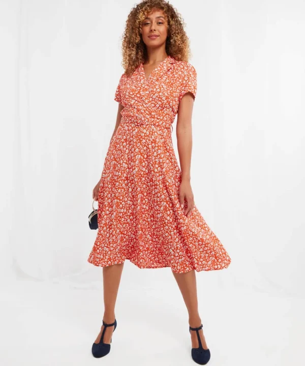 Sale Dresses | Women's Joe Browns Elouise Tea Dress Red / Multi