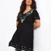 Sale Tops, Tunics & Blouses | Women's Joe Browns Embroidered Flora Tunic Black