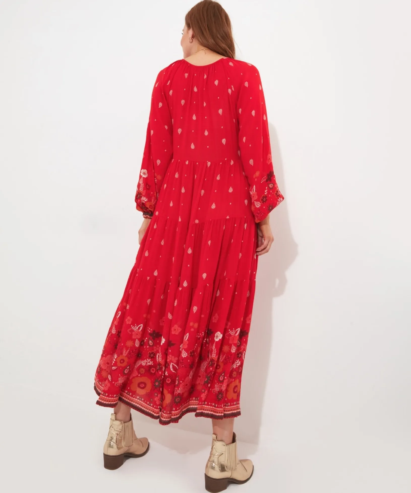 endless_summer_dress_3.webp Maxi Dresses | Boho Dresses | Dresses | Sale Dresses | Top Picks | Top Picks | Women's | Women's Joe Browns Endless Summer Dress Red
