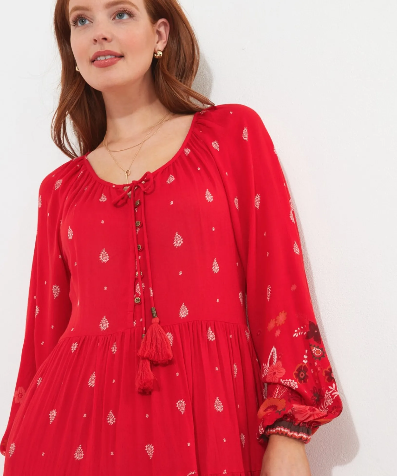 endless_summer_dress_4.webp Maxi Dresses | Boho Dresses | Dresses | Sale Dresses | Top Picks | Top Picks | Women's | Women's Joe Browns Endless Summer Dress Red