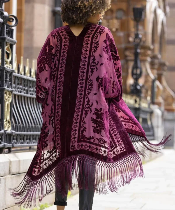 Occasion Outfits | Gifts | Cardigans & Coatigans | Accessories & Jewellery | Top Picks | Women's | Top Picks | Women's Joe Browns Evening Song Devore Kimono Wine