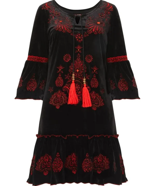 Shop Women's Collection | Velvet & Devor茅 Dresses | Boho Dresses | Party Dresses | Occasion Outfits | Tops, Tunics & Blouses | Dresses | Sale Tops, Tunics & Blouses | Top Picks | Top Picks | Top Picks | Top Picks | Top Picks | Women's | Women's | Women's Joe Browns Evie Embroidered Tunic Black