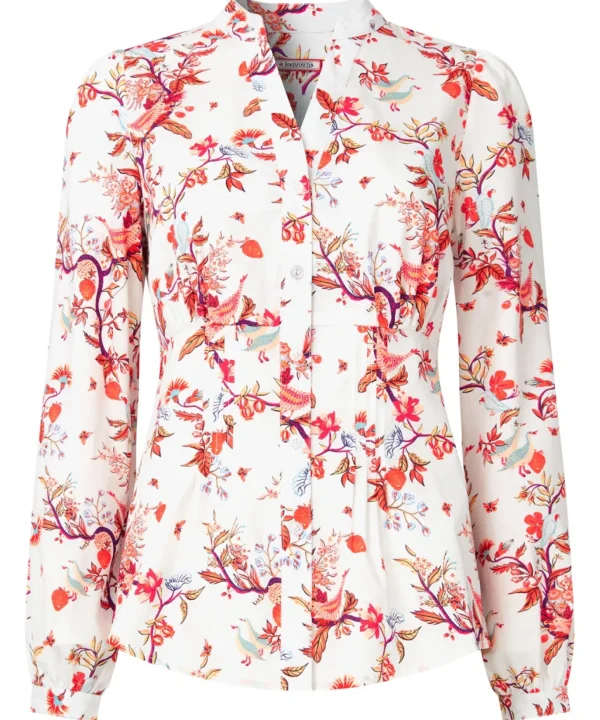 Tops, Tunics & Blouses | Sale Tops, Tunics & Blouses | Women's | Women's Joe Browns Exotic Birds Shirt White