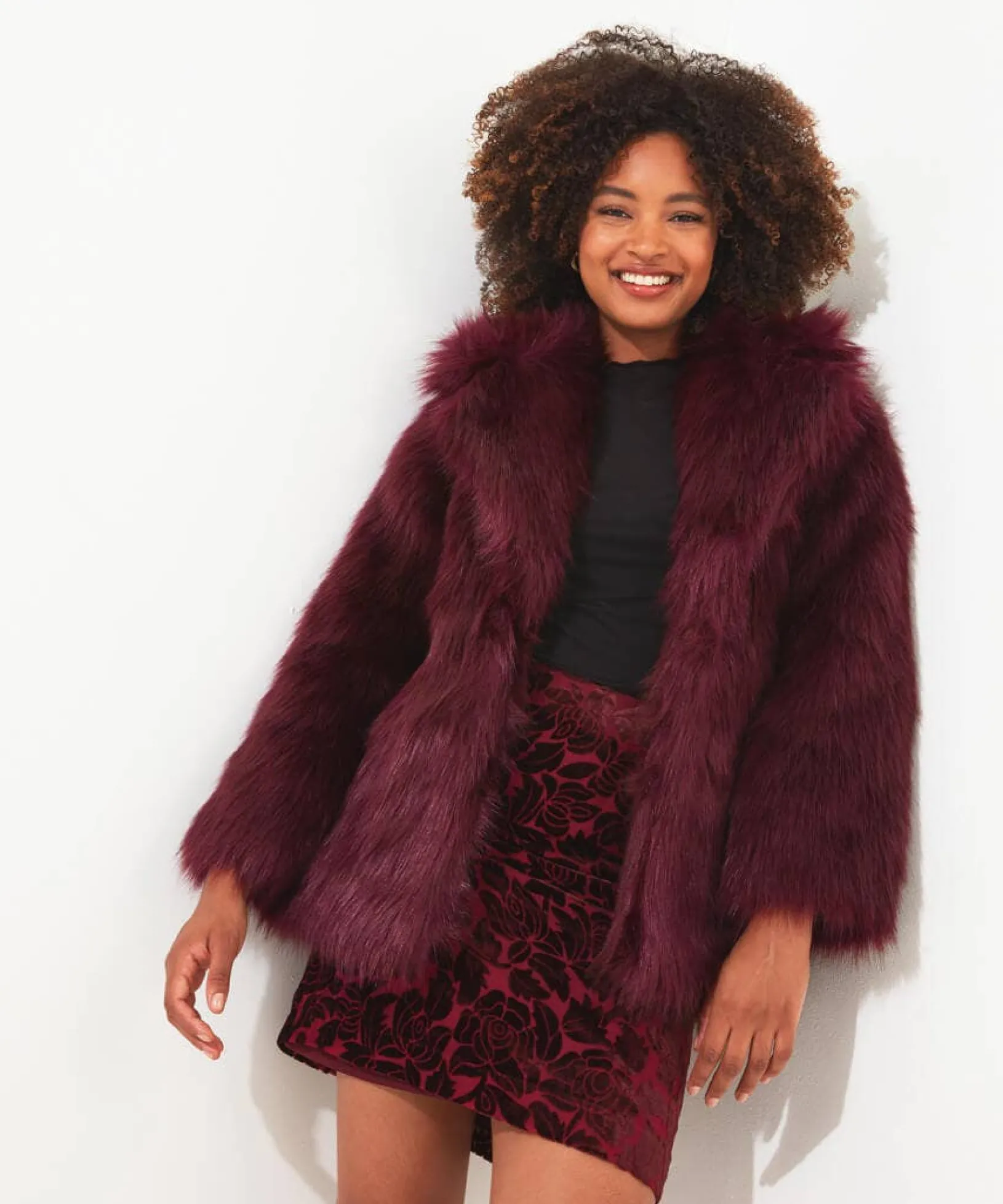 fabulous_faux_fur_coat_0.webp Shop Women's Collection | Occasion Outfits | Gifts | Coats & Jackets | Sale Coats & Jacket | Top Picks | Top Picks | Women's | Women's | Women's Joe Browns Fabulous Faux Fur Coat Berry