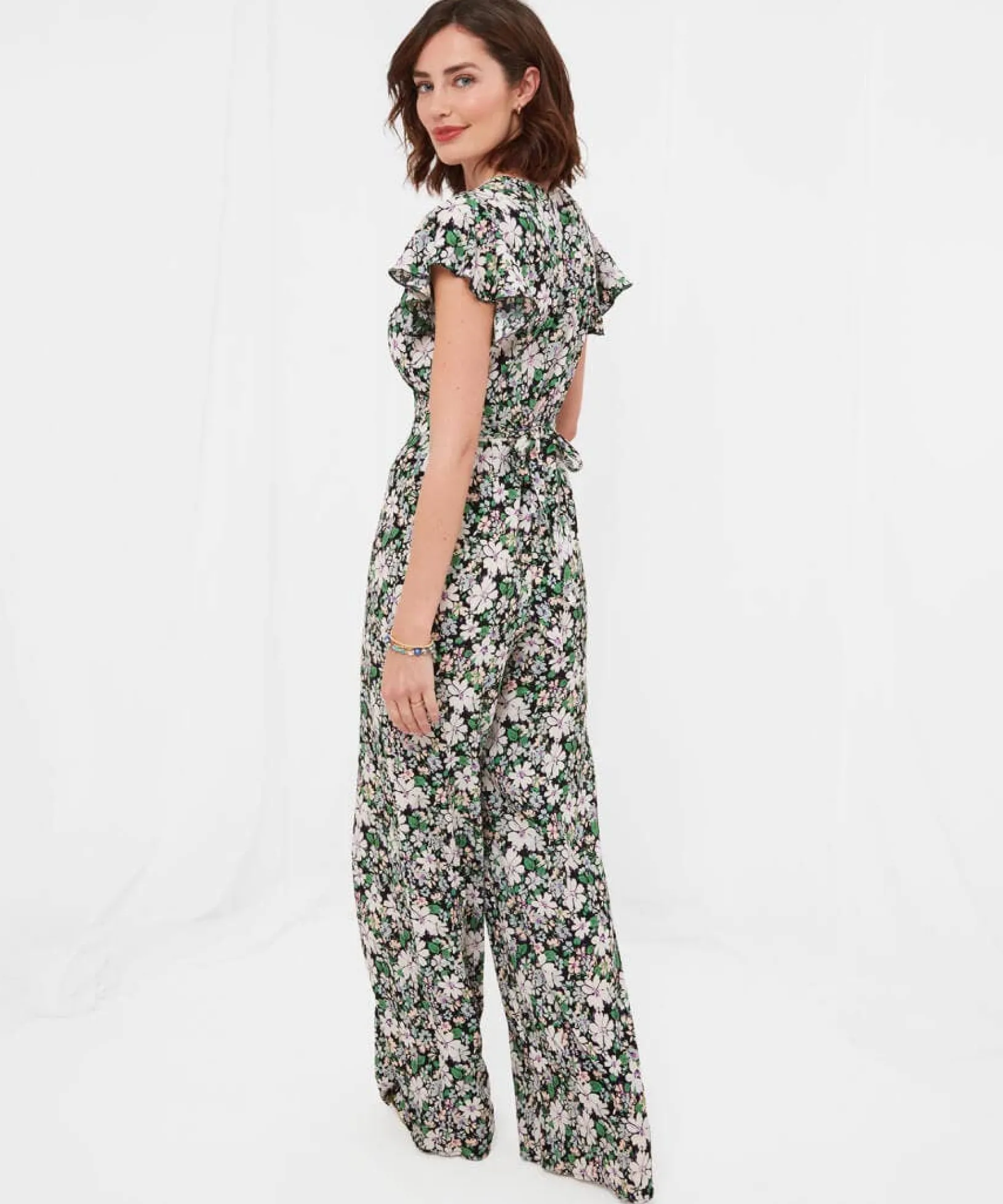 fabulous_flora_jumpsuit_3.webp Sale Jumpsuits | Sale Jeans & Trousers | Women's | Women's Joe Browns Fabulous Flora Jumpsuit Multi