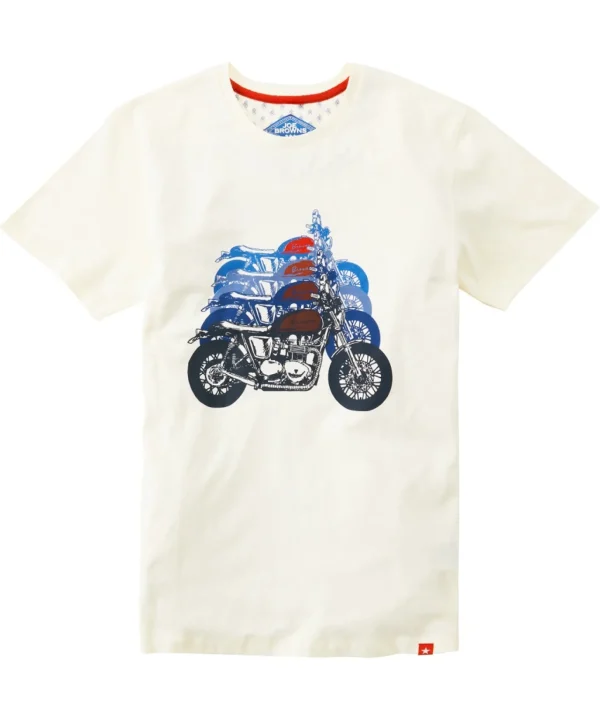 Shop Men's Collection | Graphic T-Shirts | Tops & T-Shirts | Sale Tops & T-Shirts | Top Picks | Top Picks | Men，s | Men，s Joe Browns Fading Ride Tee White/Navy