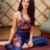 Sale Pyjamas & Loungewear | Sale Tops, Tunics & Blouses | Women's | Women's Joe Browns Fancy Floral Yoga Top Blue