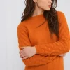 Cardigans & Coatigans | Sale Knitwear & Jumpers | Top Picks | Women's Joe Browns Fancy Sleeve Jumper Orange / Winter White