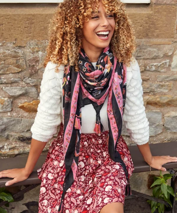 Cardigans & Coatigans | Sale Knitwear & Jumpers | Top Picks | Women's Joe Browns Fancy Sleeve Jumper Orange / Winter White