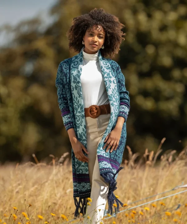 Shop Women's Collection | Cardigans & Coatigans | Sale Knitwear & Jumpers | Top Picks | Top Picks | Women's Joe Browns Fancy Tassel Cardigan Teal