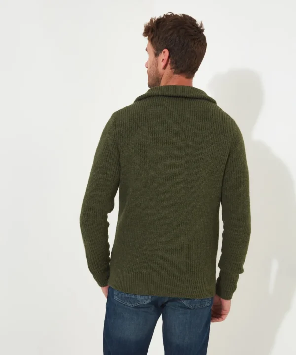 Shop Men's Collection | Hoodies & Sweatshirts | Layering Essentials | Knitwear & Jumpers | Top Picks | Men，s | Men，s | Men，s Joe Browns Fantastic Funnel Olive / Cream