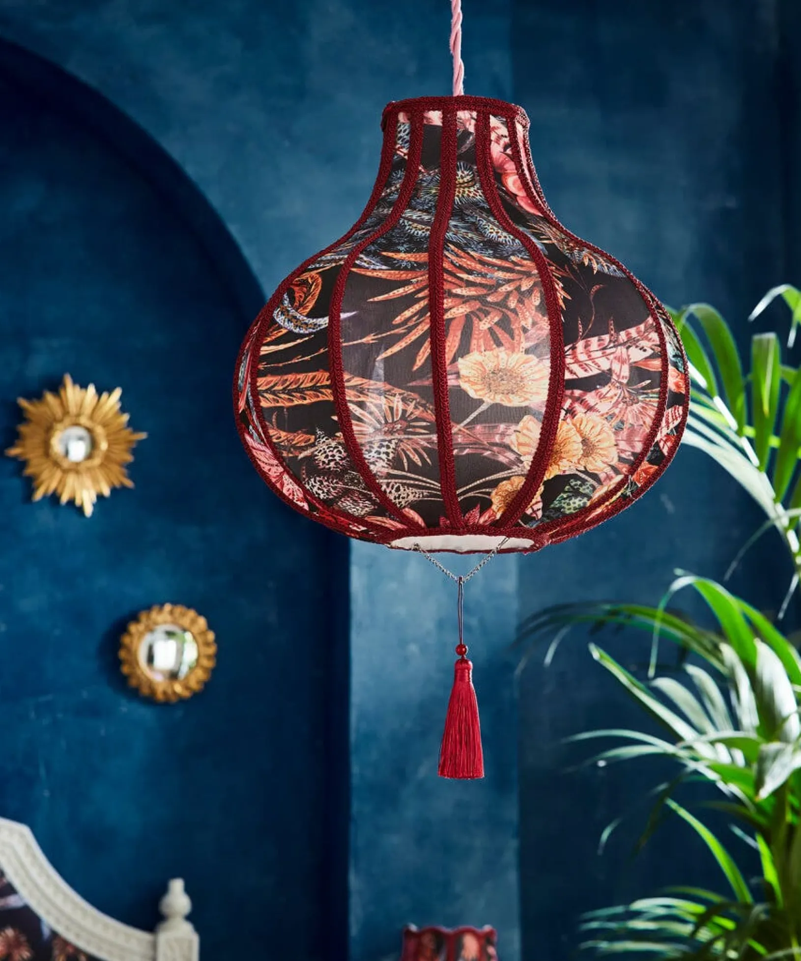 fantastically_floral_mesh_0.webp Living Room | Bedroom | Endless Sunsets | Floral Décor | Nature Décor | Lighting & Lamps | Home | Home | Home | Home | Home | Home Joe Browns Fantastically Floral Mesh Pendant Shade Multi