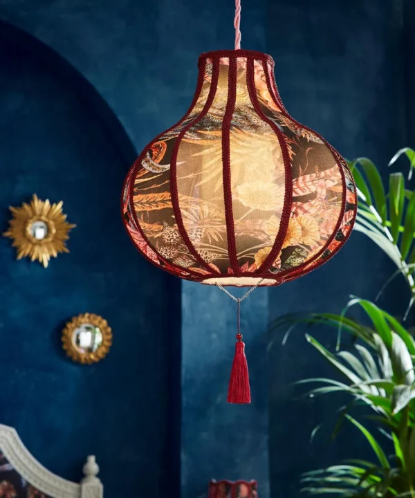 Living Room | Bedroom | Endless Sunsets | Floral Décor | Nature Décor | Lighting & Lamps | Home | Home | Home | Home | Home | Home Joe Browns Fantastically Floral Mesh Pendant Shade Multi