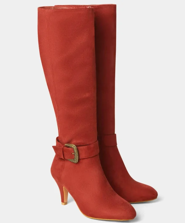 Knee High Boots | Party Footwear | Boots & Shoes | Sale Boots & Shoes | Top Picks | Top Picks | Women's | Women's Joe Browns Feeling Fabulous Boots Burnt Orange