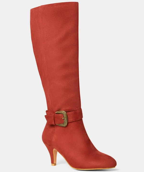 Knee High Boots | Party Footwear | Boots & Shoes | Sale Boots & Shoes | Top Picks | Top Picks | Women's | Women's Joe Browns Feeling Fabulous Boots Burnt Orange