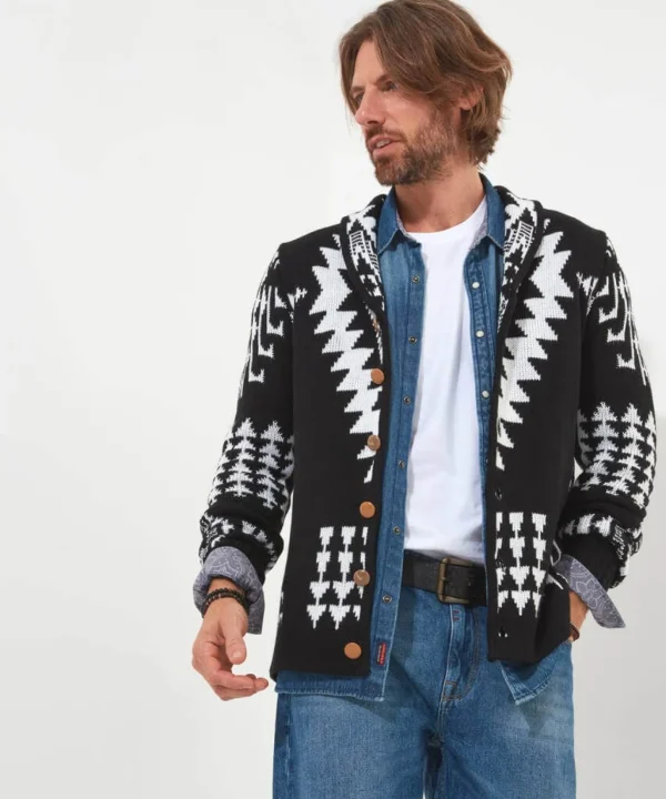 Shop Men's Collection | Knitwear & Jumpers | Gifts | Sale Knitwear & Jumpers | Top Picks | Men,s | Men,s | Men,s Joe Browns Feeling Wild Cardigan Black