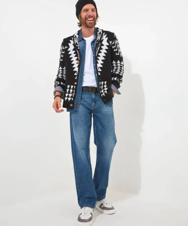 Shop Men's Collection | Knitwear & Jumpers | Gifts | Sale Knitwear & Jumpers | Top Picks | Men，s | Men，s | Men，s Joe Browns Feeling Wild Cardigan Black