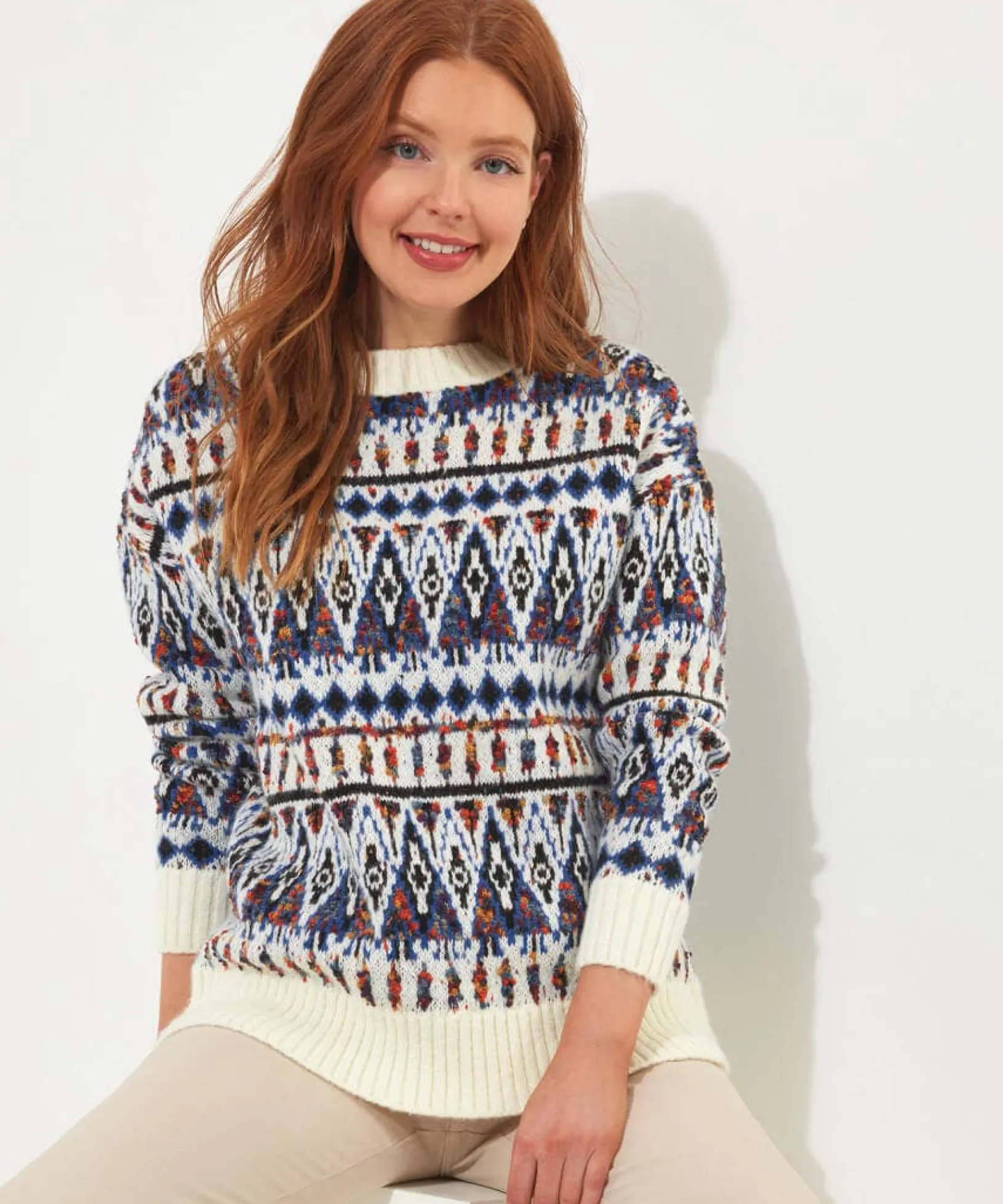 festive_fun_jumper_0.webp Cardigans & Coatigans | Sale Knitwear & Jumpers | Top Picks | Women's Joe Browns Festive Fun Jumper Multi