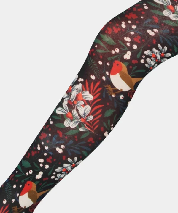 Gifts | Accessories & Jewellery | Half Price Christmas Styles | Sale Accessories & Jewellery | Women's | Women's | Women's | Women's Joe Browns Festive Robin Tights Black Multi