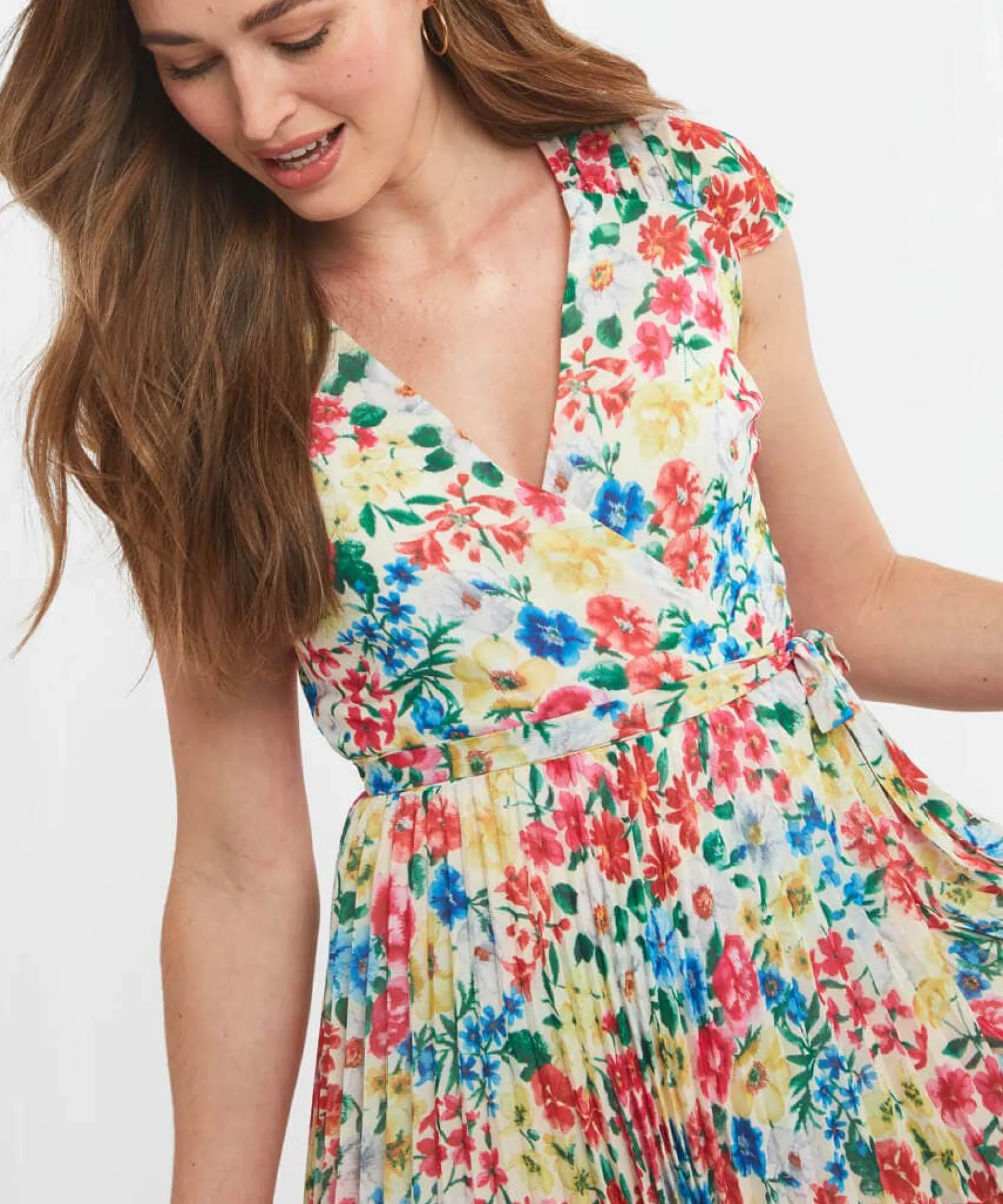 finest_floral_occasion_dr_4.webp Sale Dresses | Women's Joe Browns Finest Floral Occasion Dress Multi