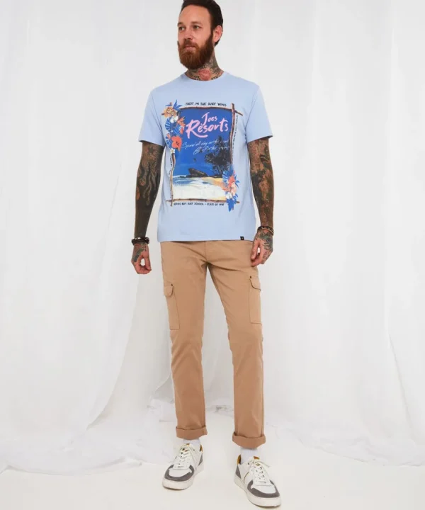 Sale Tops & T-Shirts | Men,s Joe Browns First in Tee Blue