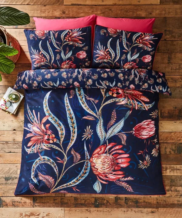 Bedroom | Endless Sunsets | Floral Décor | Nature Décor | Bedding | Home | Home | Home | Home | Home Joe Browns Flamboyant Florals Reversible Bed Set Navy