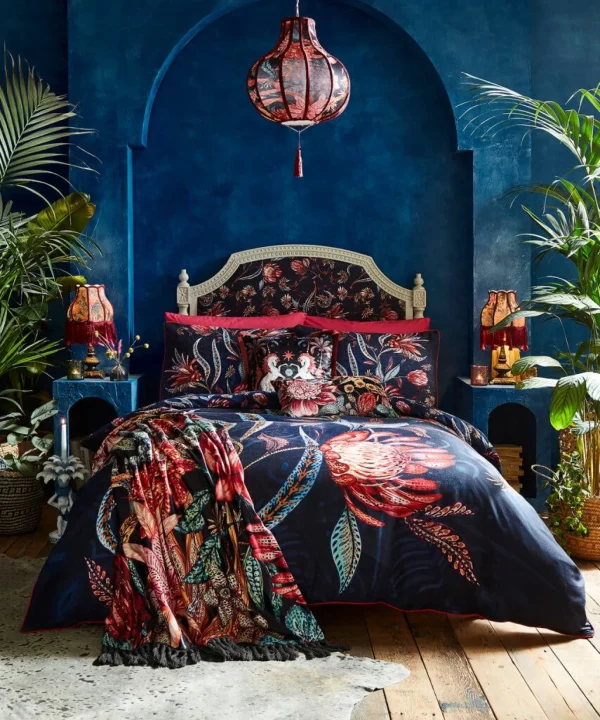 Bedroom | Endless Sunsets | Floral Décor | Nature Décor | Bedding | Home | Home | Home | Home | Home Joe Browns Flamboyant Florals Reversible Bed Set Navy