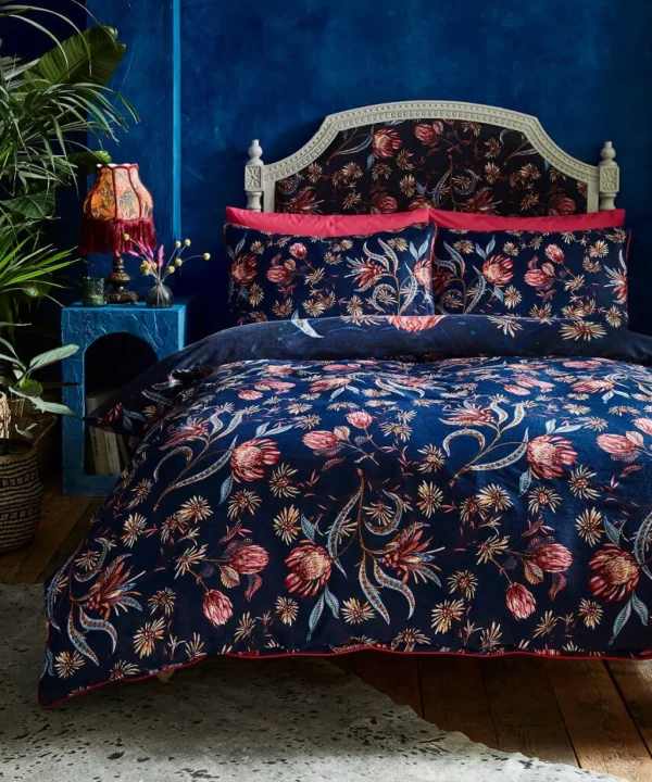 Bedroom | Endless Sunsets | Floral Décor | Nature Décor | Bedding | Home | Home | Home | Home | Home Joe Browns Flamboyant Florals Reversible Bed Set Navy