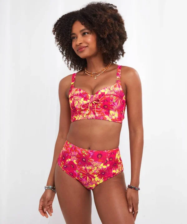 Sale Swimwear | Women's Joe Browns Floral Festival Retro Brief Pink Multi