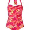 Sale Swimwear | Women's Joe Browns Floral Festival Retro Swimsuit Pink Multi