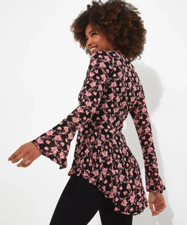 Shop Women's Collection | Tops, Tunics & Blouses | Sale Tops, Tunics & Blouses | Top Picks | Women's | Women's Joe Browns Floral Zip Top Multi