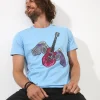 Shop Men's Collection | Graphic T-Shirts | Tops & T-Shirts | Sale Tops & T-Shirts | Top Picks | Top Picks | Men，s | Men，s Joe Browns Flying High Tee Pale Blue